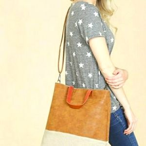 Tote color block new in package Make Offer!